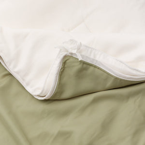Bambus sengetøj khaki fra Nordic Weaving