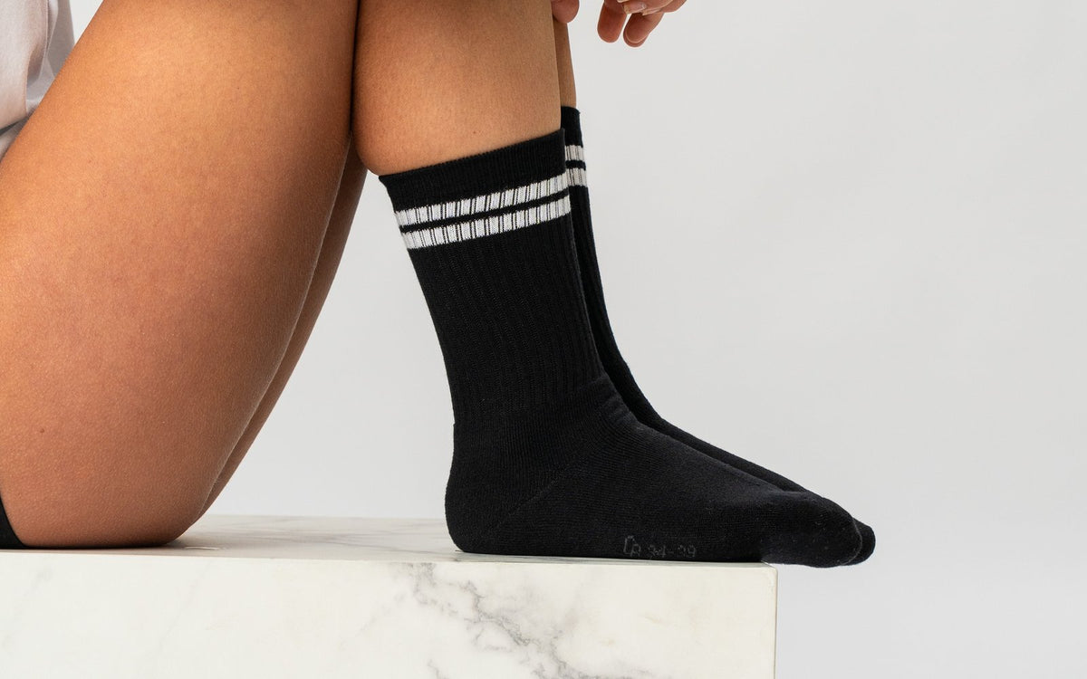 Bamboo tennis socks for women