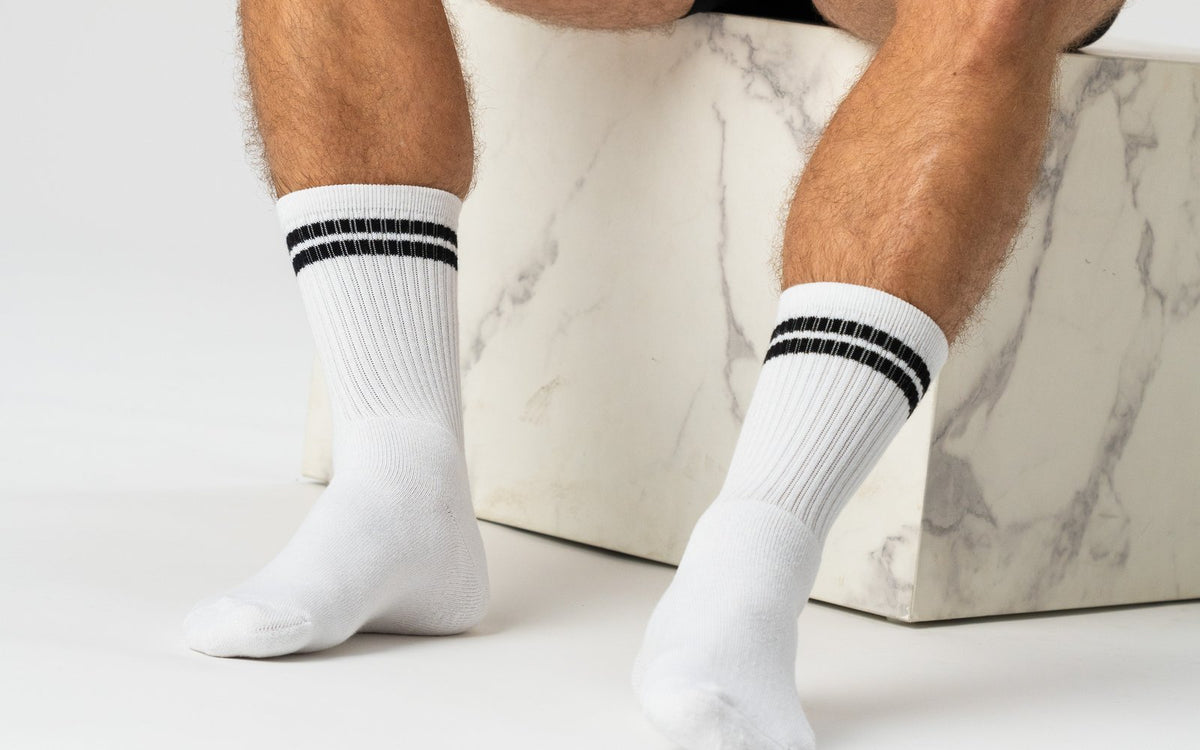 Bamboo tennis socks for men