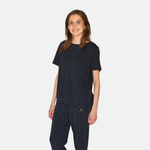 Blå bambus T-shirt fra CCDK