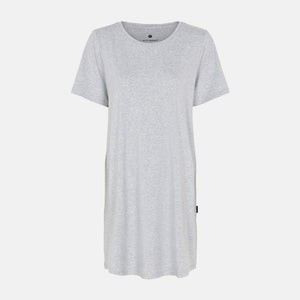 Lys grå melange bambus Big shirt fra JBS of Denmark