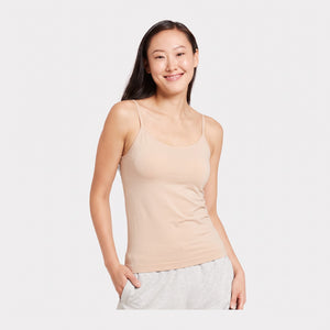 Nude bambus top fra Boody