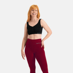 Bordeaux bambus leggings fra Bamboo Basics