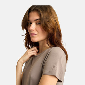 Brun bambus T-shirt