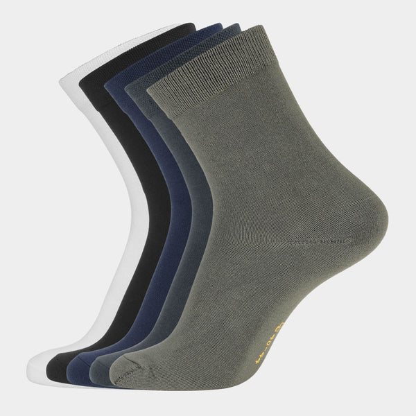 5 pairs of multicolor bamboo socks