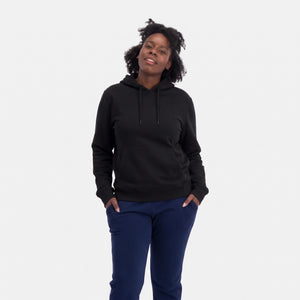 Sort bambus hoodie joggingsæt fra Bamboo Basics