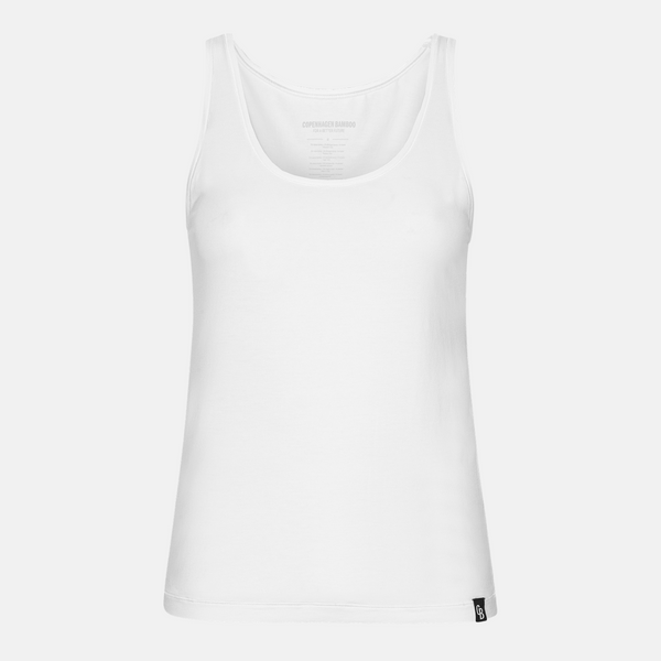 White bamboo tank top - 2 pack