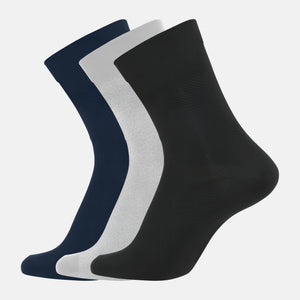 3-pack bamboo socks in navy/light grey/black from Jack & Jones