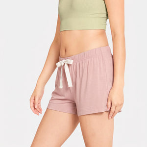 Lyserøde bambus natshorts XS   Boody