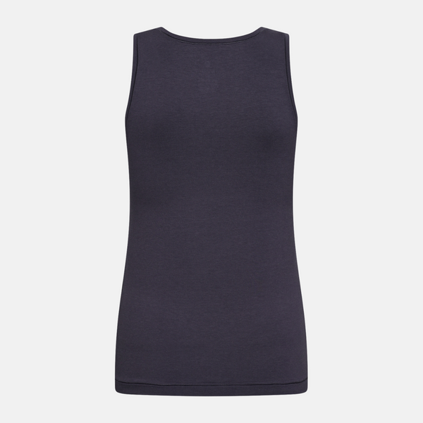 Dark grey bamboo tank top wide strap