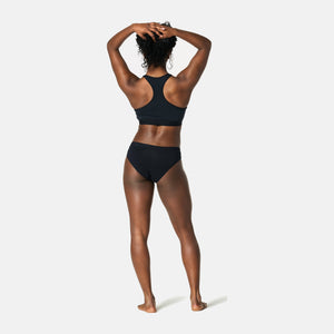 Moderat-Kraftig bambus menstruationstrusse i sort fra Moodies billede 4
