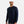 Navy langærmet bambus T-shirt til herre