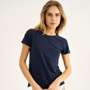 Blå bambus T-shirt fra JBS of Denmark