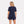 Nicole Blå kortærmet pyjamassæt fra Bamboo Basics