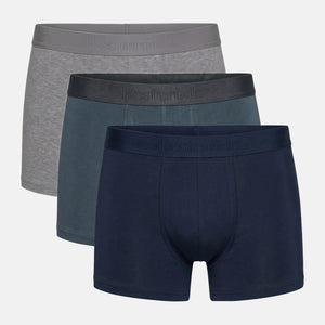 3 pak bambus underbukser i grøn/grå/navy
