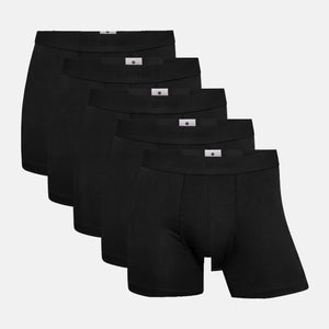 5 pak sort bambus underbukser