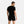 Sort bambus anti-sved T-shirt med V-hals