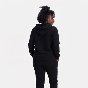 Sort bambus hoodie joggingsæt fra Bamboo Basics
