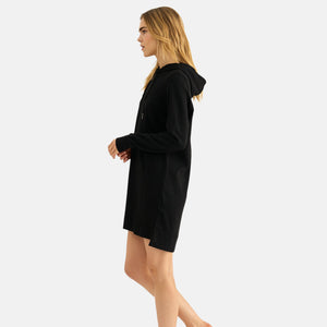 Sort bambus hoodie kjole fra JBS of Denmark