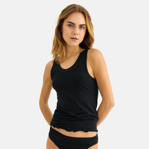 Sort bambus Tank Top fra JBS of Denmark