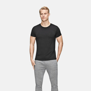 Sort bambus T-shirt fra JBS of Denmark