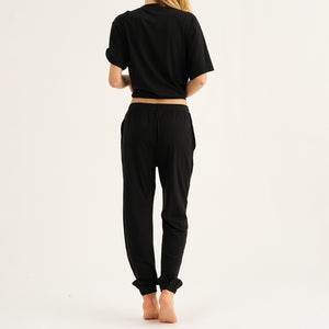 Sort bambus sweatpants fra JBS of Denmark
