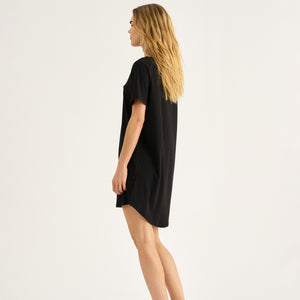 Sort bambus Big shirt fra JBS of Denmark