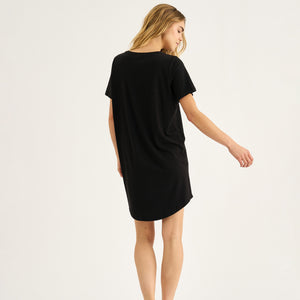 Sort bambus Big shirt fra JBS of Denmark