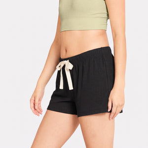 Sort bambus natshorts fra Boody