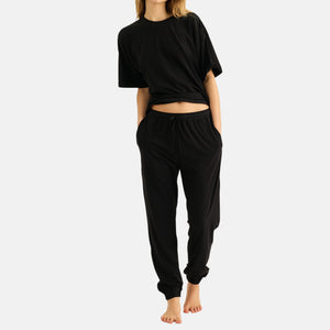 Sort bambus sweatpants fra JBS of Denmark