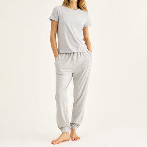 Grå bambus sweatpants fra JBS of Denmark