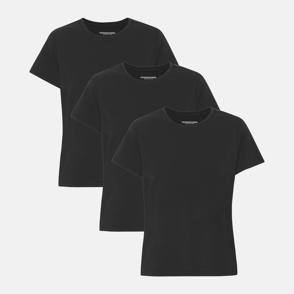 3 pack black bamboo T-shirt