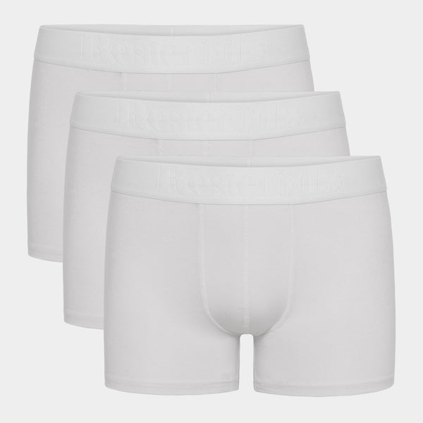 3 par hvide bambus underbukser XXL   Resteröds