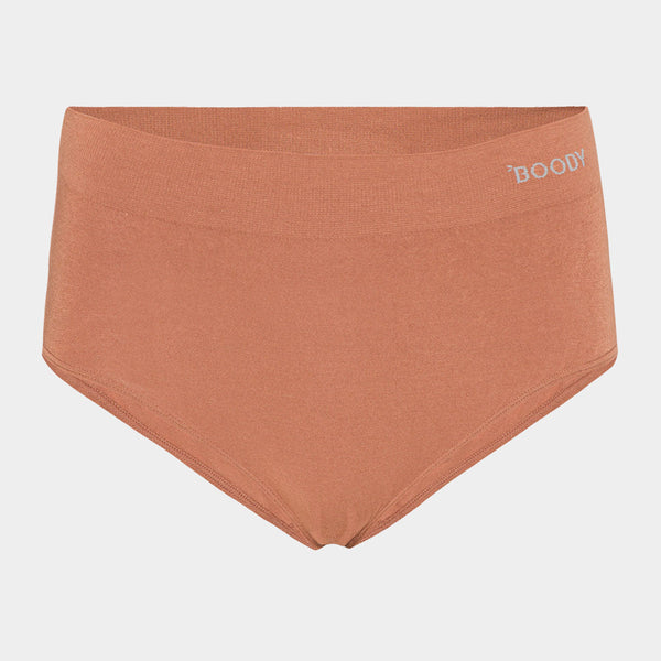 Tan nude bambus maxi trusser S   Boody