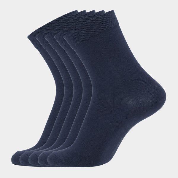 5 pack Blue bamboo socks