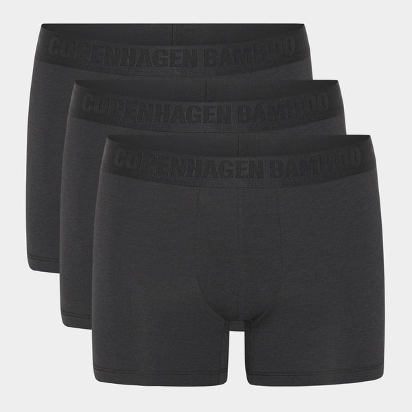 bambus underbukser 3 Pairs of bamboo underpants in black for men from Copenhagen Bamboo –  Bambustøj.dk
