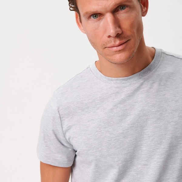 Lysegrå crew neck bambus T-shirt    Copenhagen Bamboo