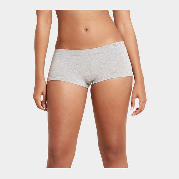 Lysegrå bambus hotpants    Boody