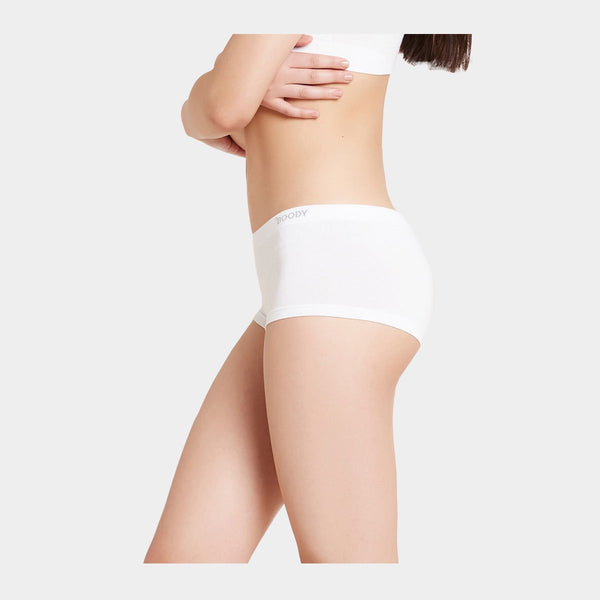 Hvide bambus hotpants    Boody