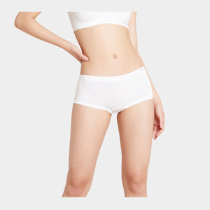 Hvide bambus hotpants    Boody