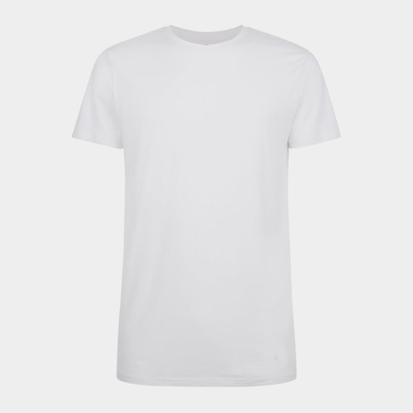 Ruben bambus crew neck T-shirt - hvid 2 pak    Bamboo Basics