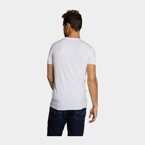 Ruben bambus crew neck T-shirt - hvid 2 pak    Bamboo Basics