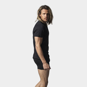 2 sorte bambus crew neck slim fit T-shirts    Resteröds
