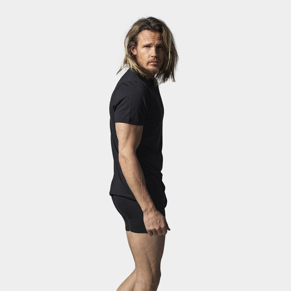 2 sorte bambus crew neck slim fit T-shirts    Resteröds
