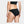 Tess bambus tai trusser med smal elastikkant - sort 3 pak    Bamboo Basics